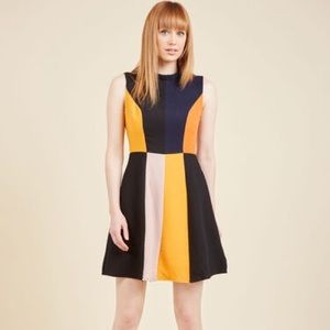 ModCloth Mod Squad Goals A-Line Dress